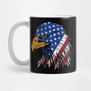 4th of July American Flag Bald Eagle Patriotic Mug